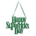 Happy St. Patrick's Day Glitter Sign
